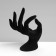 Stand for jewelry "Hand" 8.5 × 7 × 16 cm, black color