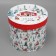 Box Gift round "heat and comfort", 17.5 x 20 cm, new year