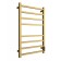 Electric towel "Dvin" L Plaza Neo, 800x500 mm, dimmer, golden matte