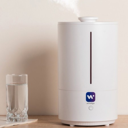 Moisturizer Air Air Luazon HM-8, ultrasound, 25W, 4L, 20M2, white