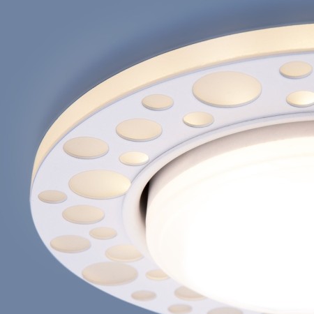 Lamp is integrated with LED lighting Elektrostandard, Pupl, 125x125x40 mm, LED, 4200K, white color-4
