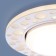 Lamp is integrated with LED lighting Elektrostandard, Pupl, 125x125x40 mm, LED, 4200K, white color