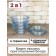 A set of baking pots Panairo Sogretta, with a lid, heat -resistant glass, 1.2 l, 8 objects