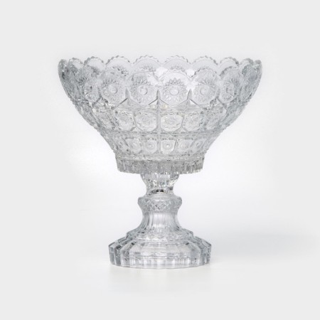 Glass vase on the fruit leg Mey-ji, d = 23 cm