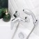 Shower mixer BOOU B8282-4A, shower set, 40 mm cartridge, brass, chrome