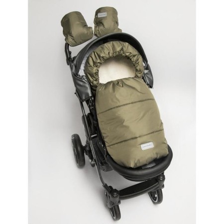 Winter Fur Fur Snowy Baby, size 85 cm, khaki color-2