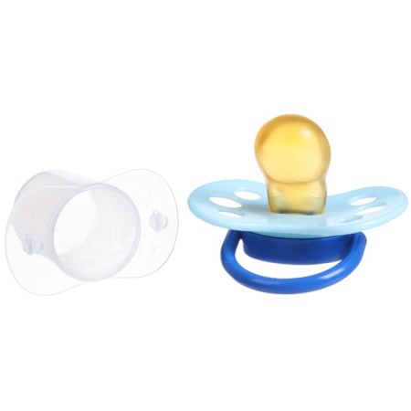Latex anatomical “Favorite” nipple, with a cap, from 0 months., Mix color-13