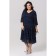 Women's dress, size 64, dark blue color