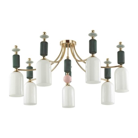 Candy chandelier, 7x40W E14, color gold, IP20