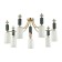 Candy chandelier, 7x40W E14, color gold, IP20