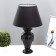 Table lamp "Vasalia" 1he27 40W Black 28x28x45 cm Risalux