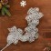 Artificial flowers "lily shine" 60x10 cm, silver