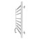 The electric heated towel "Sanprise" Quadro P8, 500x800 mm, left, chrome