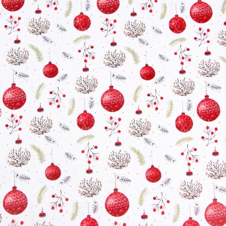 Packaging paper "red balls", gloss, bilateral, 80 g/m2, 70 x 100 cm-4