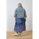 Women's jacket, size 52, blue color