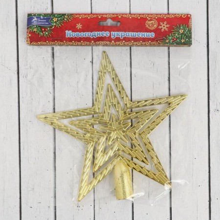 Top "Star" texture, 18.5x18 cm, gold-1