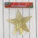 Top "Star" texture, 18.5x18 cm, gold