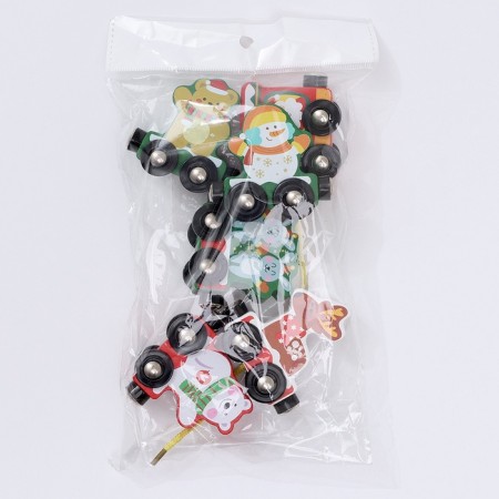 New Year's decor "Magic train" 36x5.4x1.6cm-6