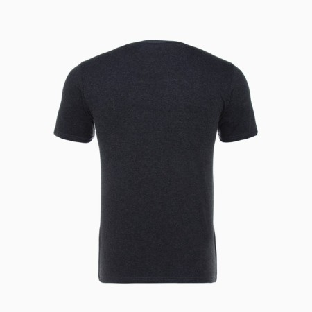 T-shirt male, color dark gray melange, bat, size 48-5