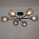 Sausteen "Orlean" 6x60W E27 Black-Khrom 63x63x18 cm Bayerlux