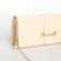 Female bag on a magnet, beige color