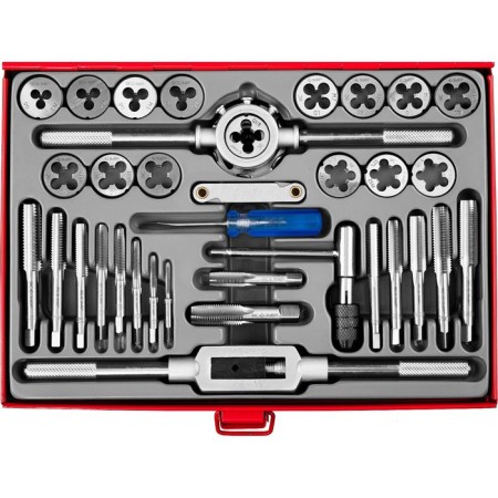Set of taps and dicks bison 28117-H35_z01, steel 9xs, 35 items-1