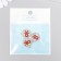 Decor for creativity metal, rhinestones "everything will be fine - OK" 2x1.8 cm