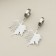 Earrings "only for you", 4 x 1.5 cm