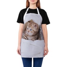 Apron kitchen with a photo print 