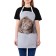 Apron kitchen with a photo print "Cute cats", adjustable, size OS