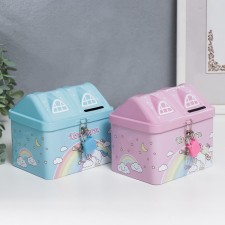 Piggy bank Metal House 