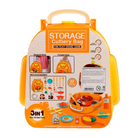 Game set of kitchen "Young cook", in a suitcase-15