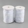 Braid with buttons, 25-25 mm, 17 mm × 45 ± 1 m, white color