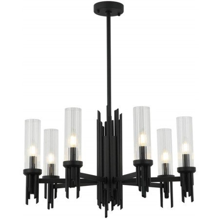 STILFORT 2170/02/07P GRAFF, 7x40W, E14, 660x660x765 mm rod, Black color