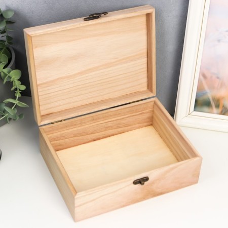 Casket wood for painting, 22x8.5x16.5 cm-9
