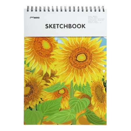 Sketchbook for pastel "Fields", 30 sheets, 25 x 35 cm, Utetskaya cover, 130 g/m2, mix-4