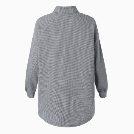 Female shirt, gray-black color, size 46-11