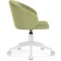 Computer chair Plastic Plastic/velor, white/green 59x60x78 cm