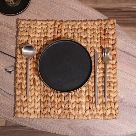 Wicker rug 38x38 cm-5