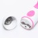 Vibrator with a clitoral stimulant, 30 modes, 19.3 x5.5 cm, pink