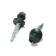 Roofing screws 4.8x30 mm, Ral6005 Color green, 200 pcs.