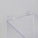 Plastic-container regiment F360, 20 × 20 × 20 cm, the color is transparent
