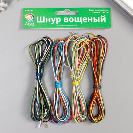 Astra sneaker for decorating a wax, 1 mm x1 m, set 20 pcs (multi -colored)-4