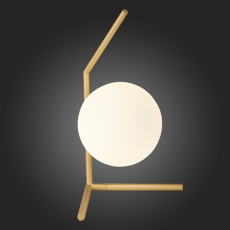 ST LUCE bedside lamp. SL1148.314.01. CODDA. 1x5 W, G9, 17.6x15x27 cm, brass color-2