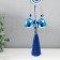 Wind music metal, plastic "Elephant with a brush" from the evil eye h = 25 cm