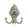 Hook furniture tundra TKD025, two -rod, bronze
