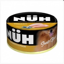 Wet feed nuh chicken muffle moist moist for adult dogs of small rocks 100 grams