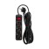 Extension cord Standard 3 Nests, 5m, 3x1.0mm², s/h, with a switch, black rexant