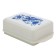 Maslenka with an Axentia pattern, white color, 16x5x9 cm