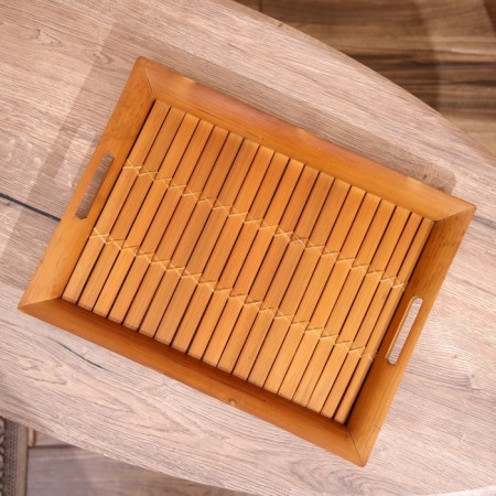 Bamboo tray 40x30x5 cm-1